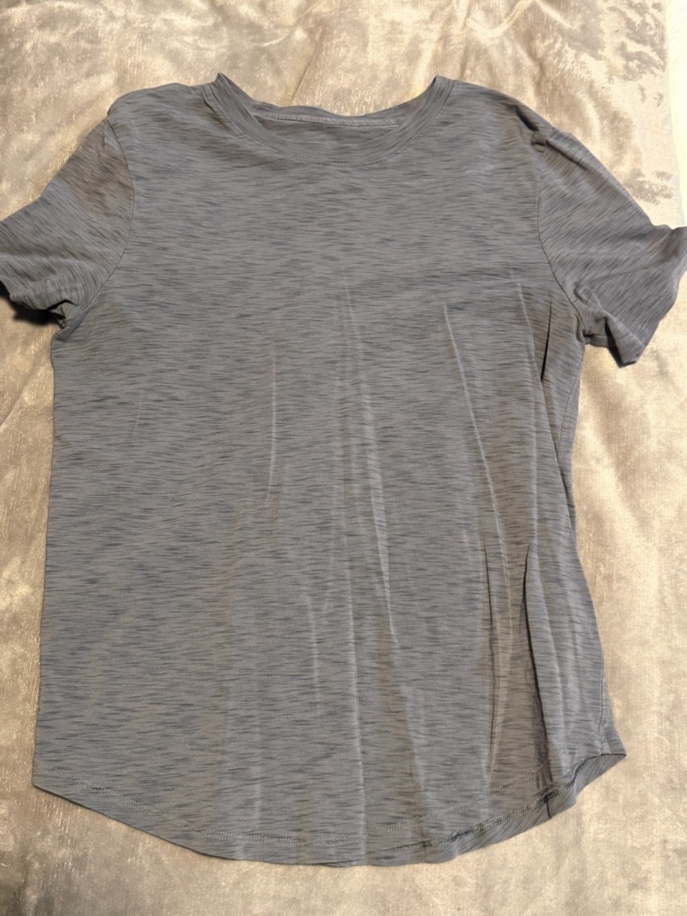 lululemon athletica Women's Short-Sleeve Crew Tee in Heather Gray